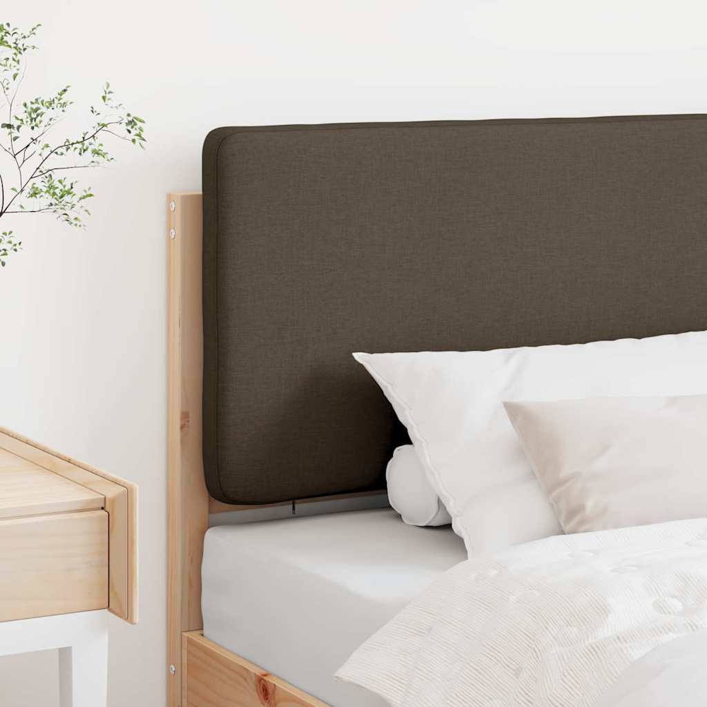 Tapecirani uzglavlje Smeđa i taupe 75 cm Čvrsto borovo drvo