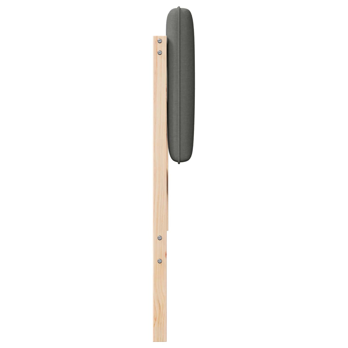 Tapecirani uzglavlje s uzglavljem Smeđa i svijetlosiva 160 cm