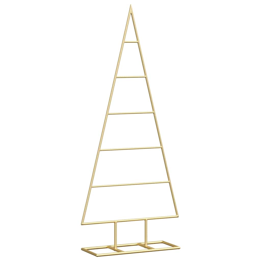 Metalna božićna jelka Zlatno 90 cm Čelik s praškastim premazom