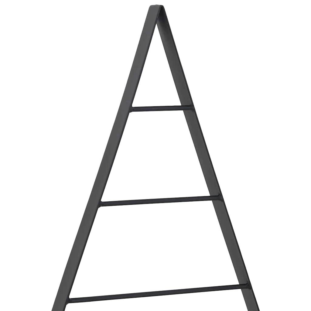 Metalna božićna jelka s stalakom Crna 60 cm Čelik