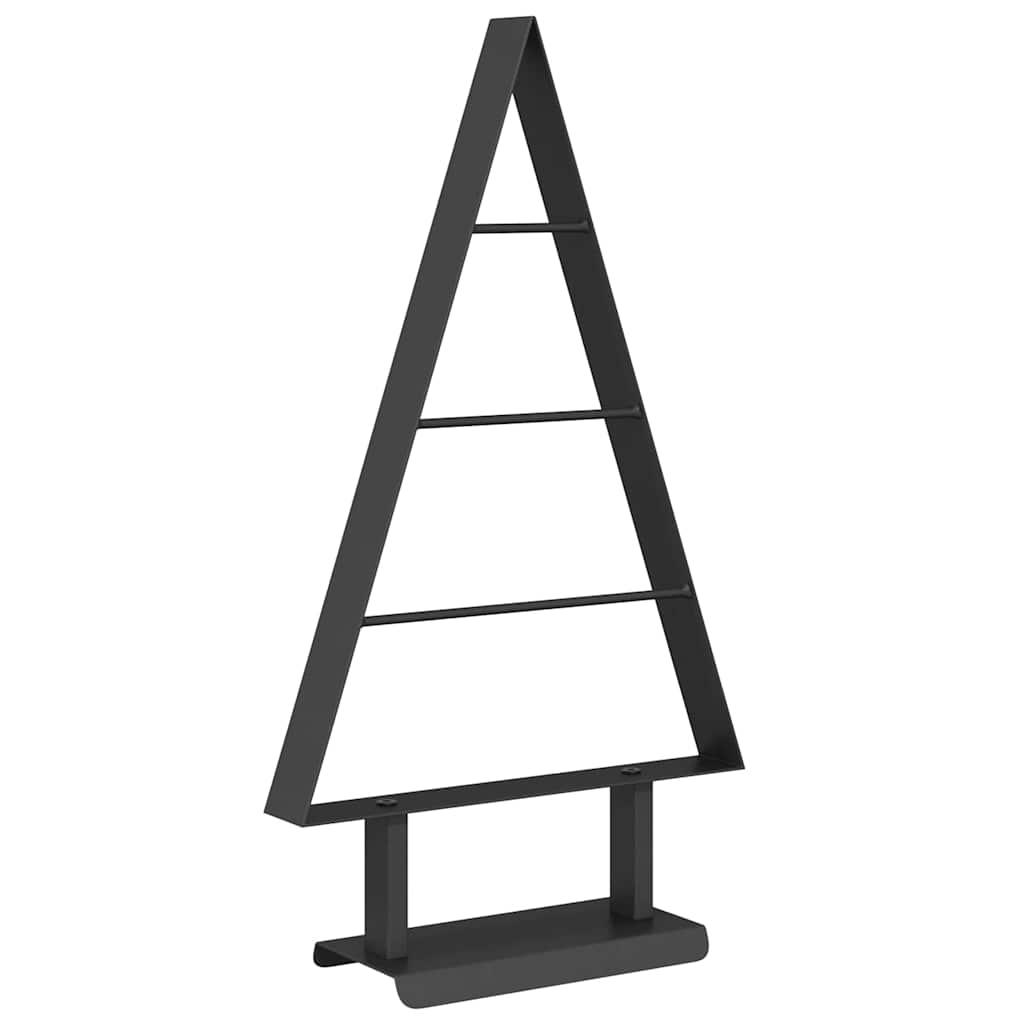 Metalna božićna jelka s stalakom Crna 60 cm Čelik