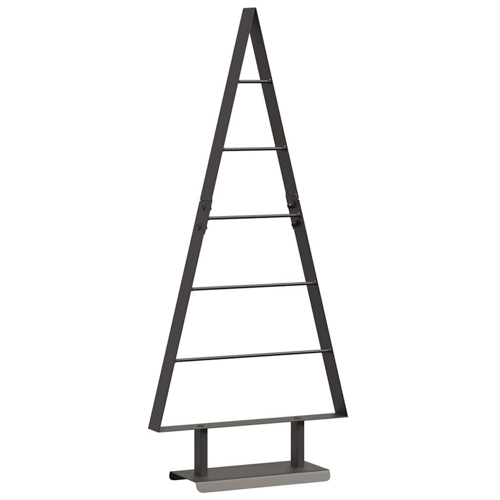 Metalna božićna jelka s stalakom Crna 90 cm Čelik