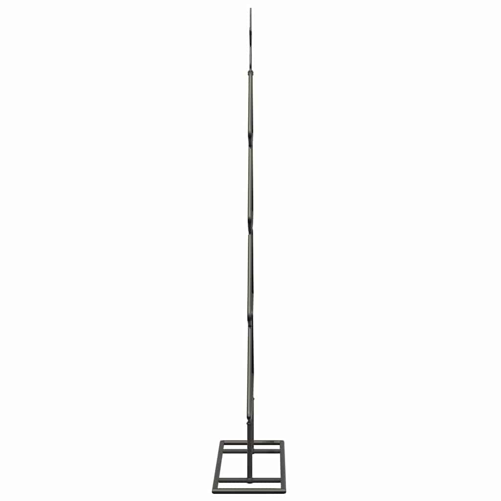 Metalna božićna jelka s stalakom Crna 90,5 cm Čelik