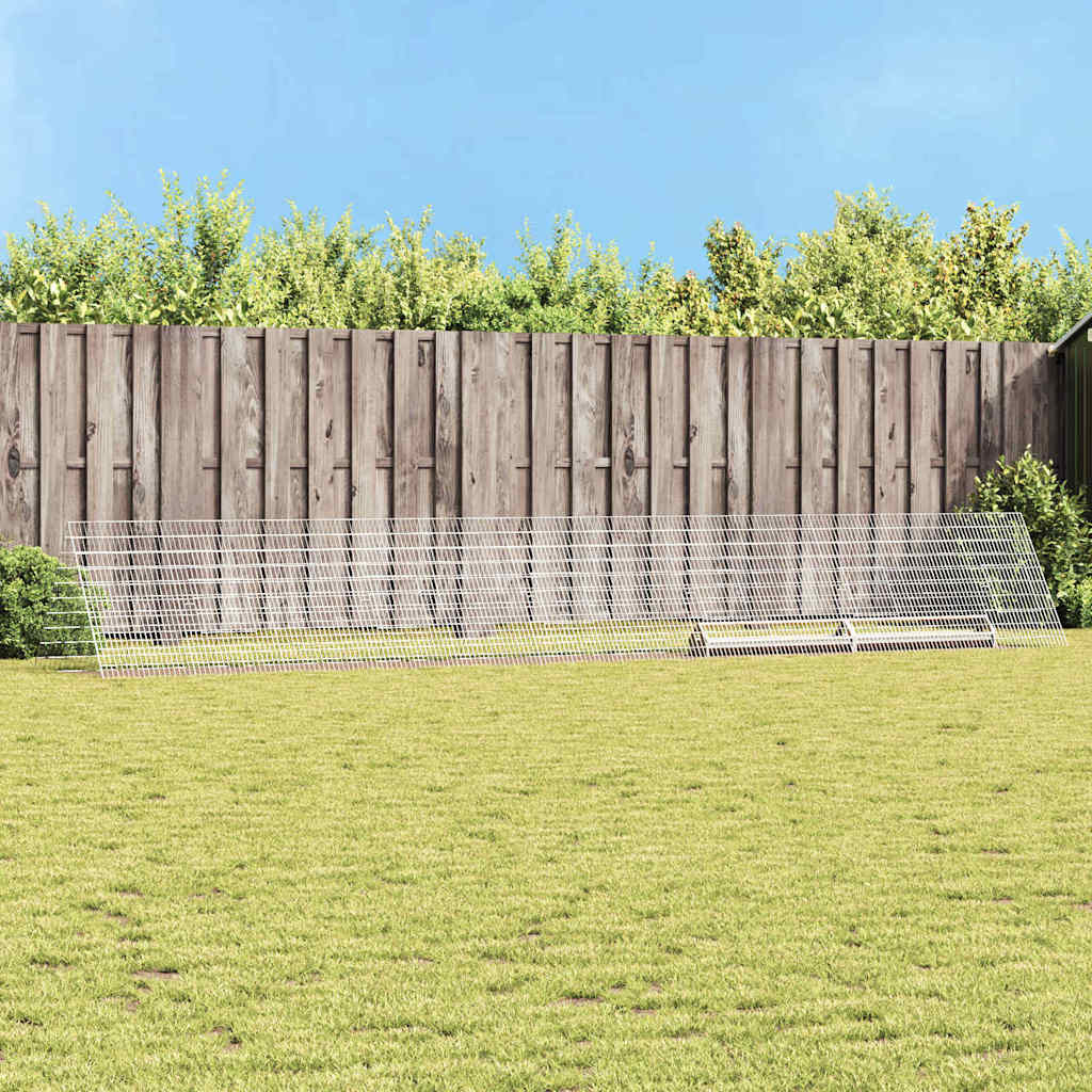 Kavez za piliće Srebrno 650 x 100 x 85 cm Cinkani čelik