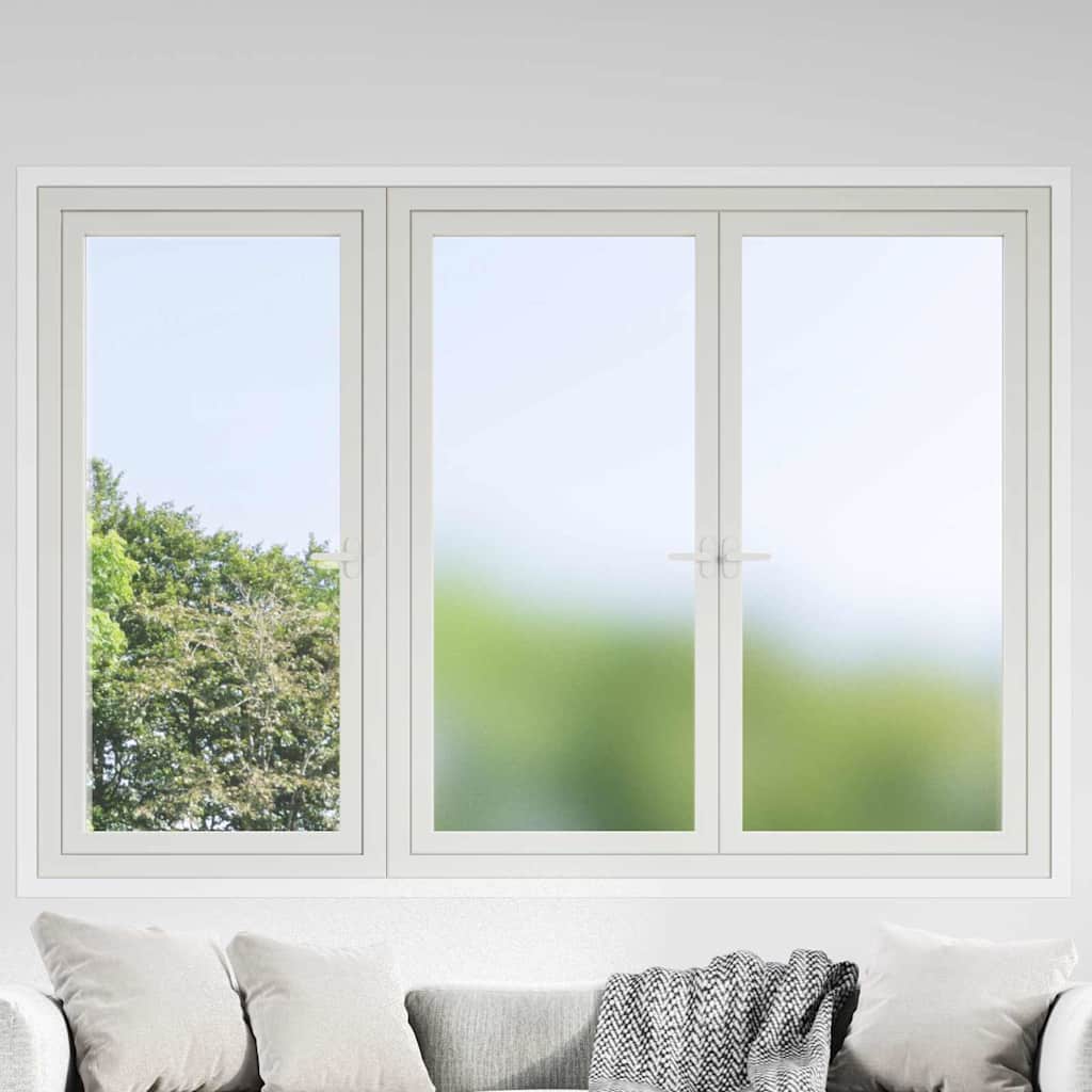 Statička folija za prozore Frosted siva 45 x 1000 cm PVC