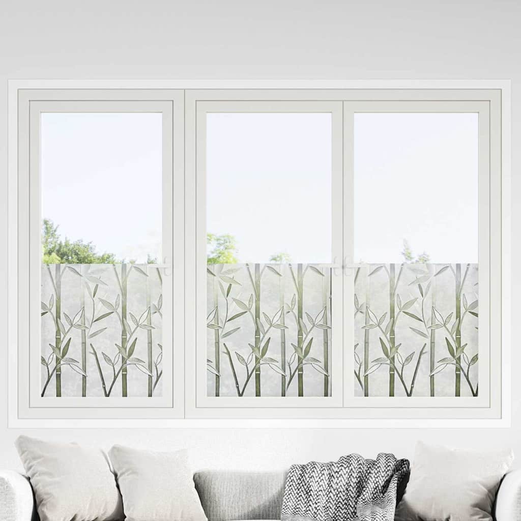 Statička folija za prozore Uzorak od bambusa 45 x 500 cm PVC