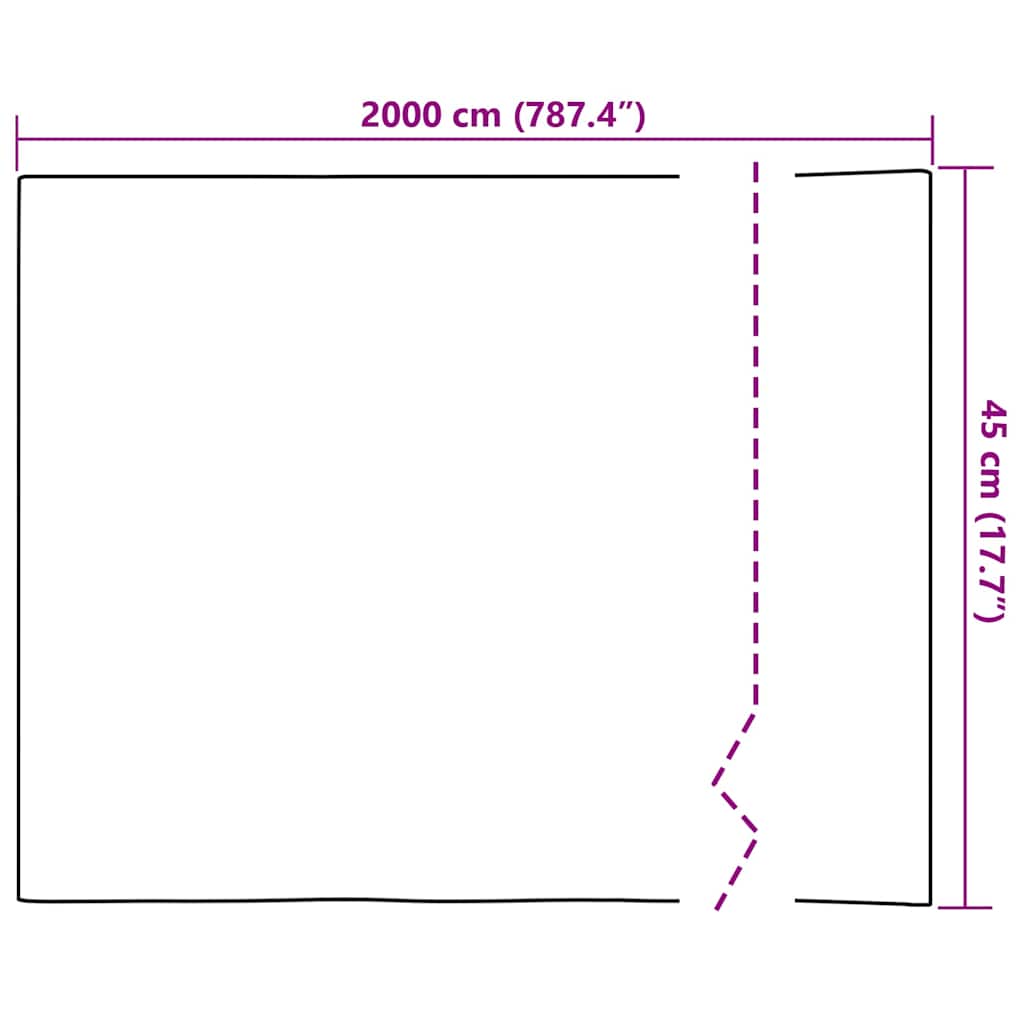 Statička folija za prozore *Transparent*an 45 x 2000 cm PVC