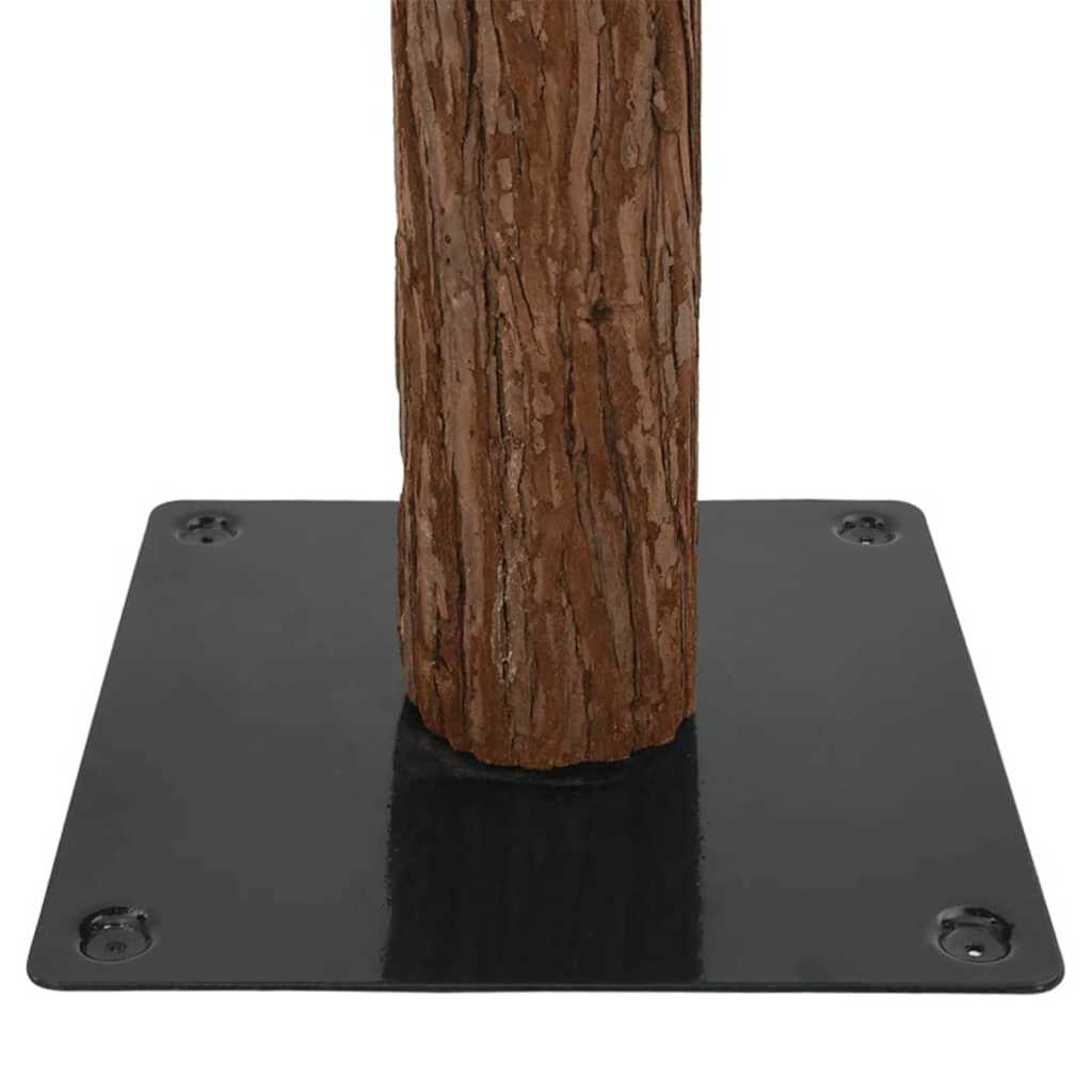 Mršavo božićno drvce Zelena 210 cm PVC i čvrsto drvo bora