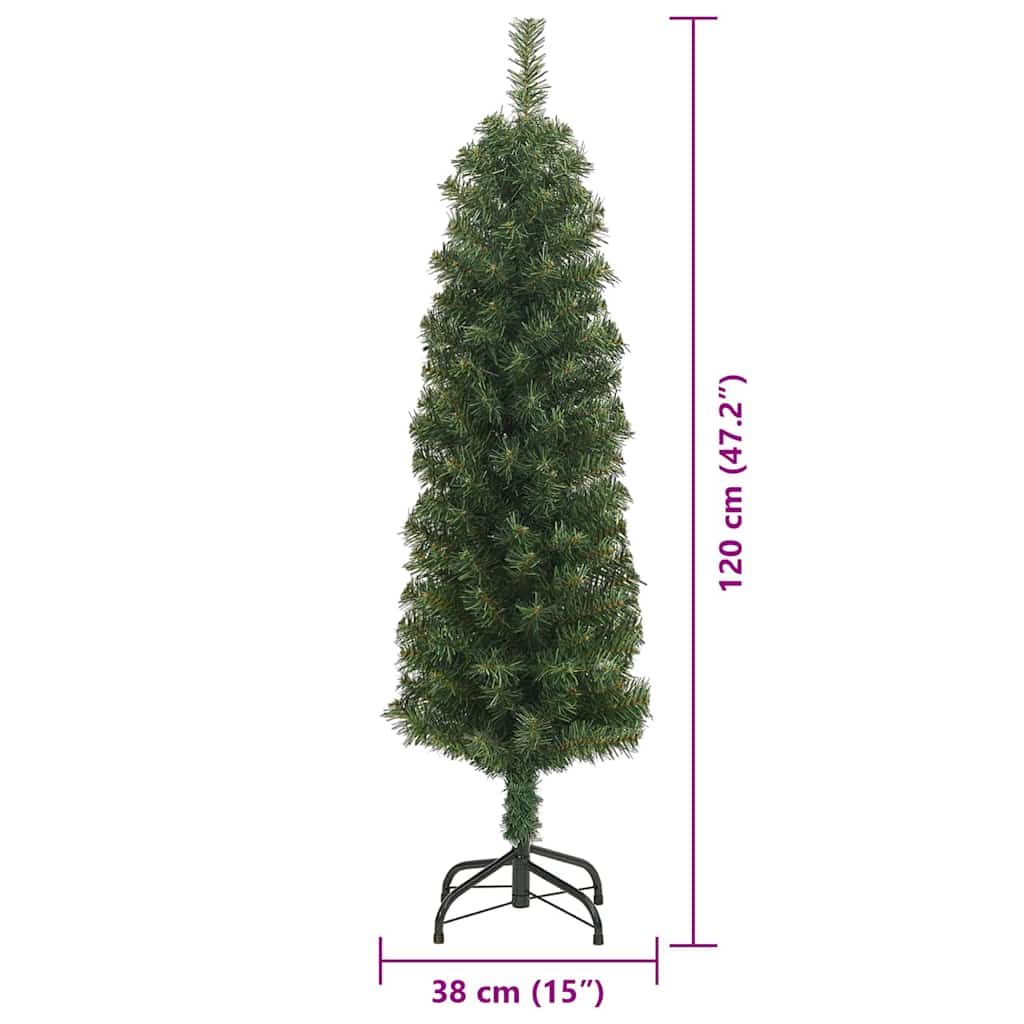 Umjetno božićno drvce Zelena 120 cm PVC i čelik i plastika