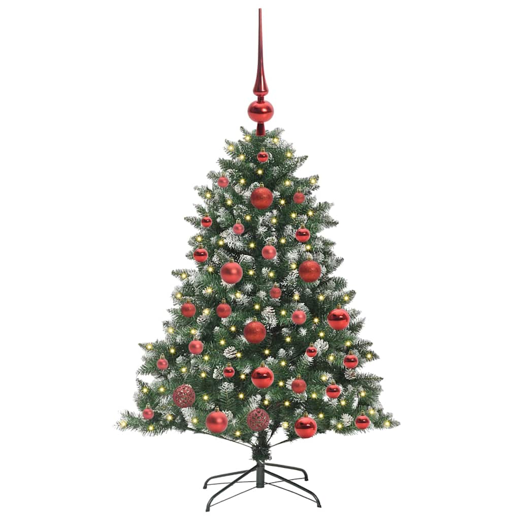 Umjetno božićno drvce Zelena 120 cm PVC, Plastika i Čelik
