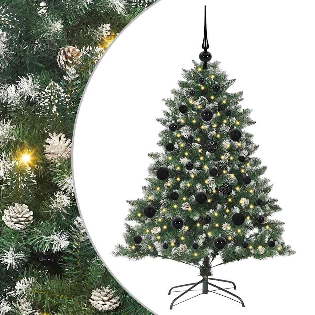 Umjetno božićno drvce Zelena 120 cm PVC, Plastika i Čelik