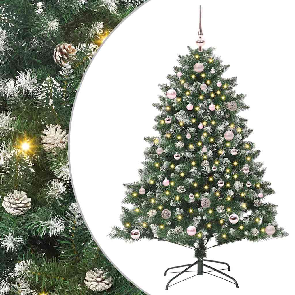 Umjetno božićno drvce Zelena 150 cm PVC, Plastika i Čelik