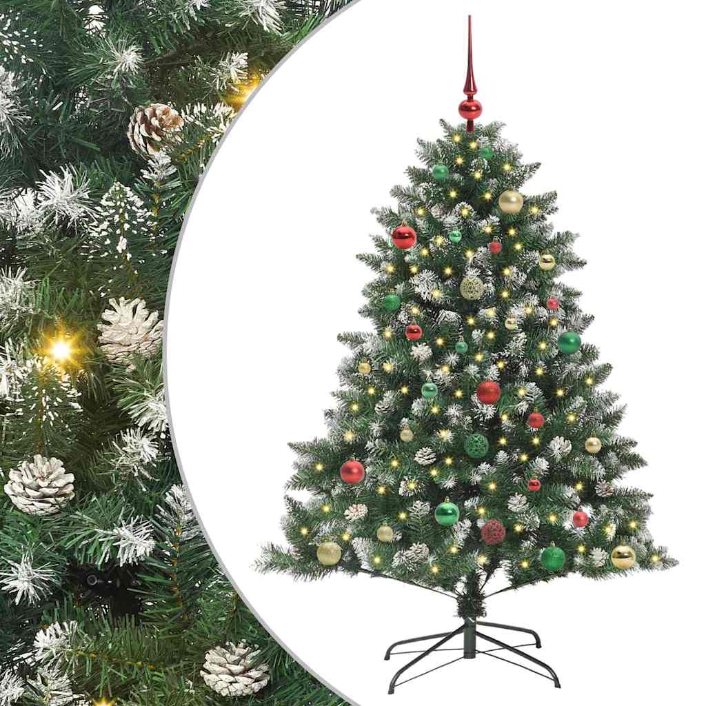 Umjetno božićno drvce Zelena 150 cm PVC, Plastika i Čelik
