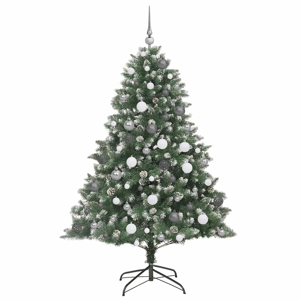 Umjetno božićno drvce Zelena 180 cm PVC, Plastika i Čelik