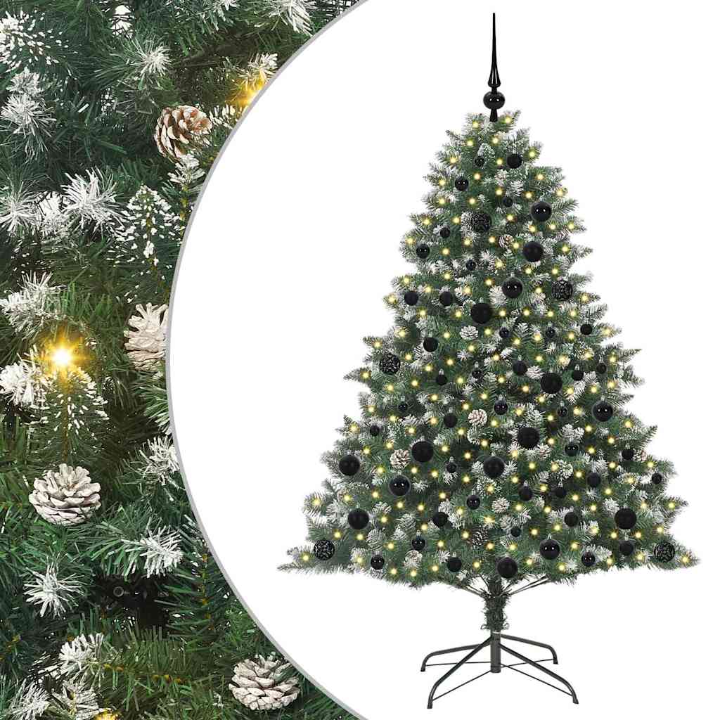 Umjetno božićno drvce Zelena 180 cm PVC, Plastika i Čelik