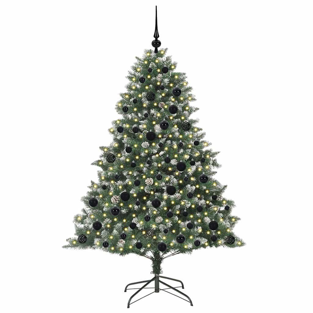 Umjetno božićno drvce Zelena 180 cm PVC, Plastika i Čelik