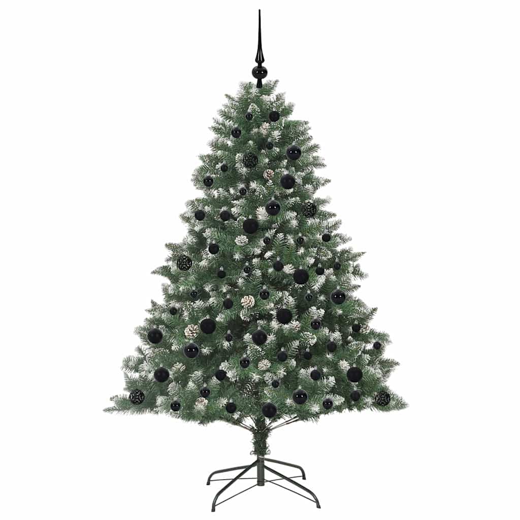 Umjetno božićno drvce Zelena 180 cm PVC, Plastika i Čelik