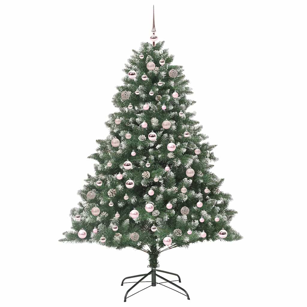 Umjetno božićno drvce Zelena 180 cm PVC, Plastika i Čelik
