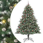 Umjetno božićno drvce Zelena 210 cm PVC, Plastika i Čelik
