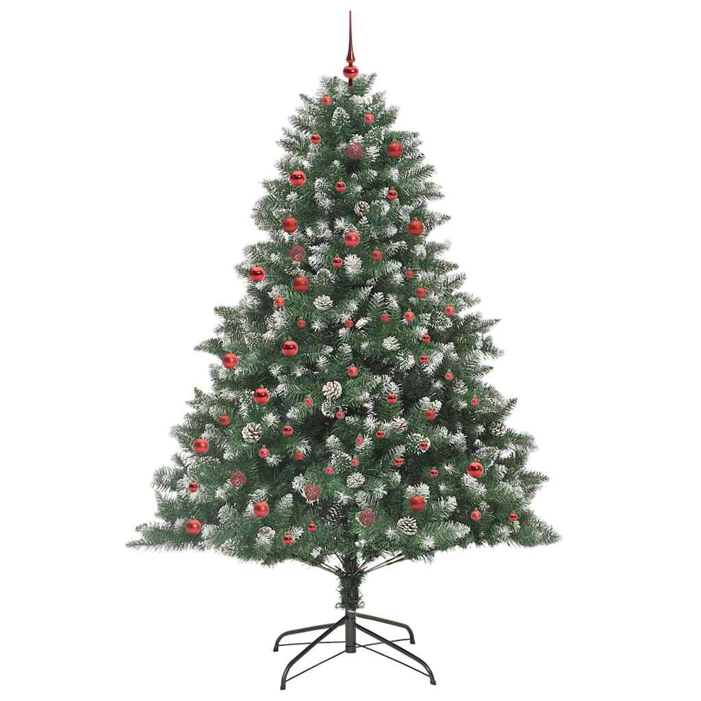Umjetno božićno drvce Zelena 210 cm PVC, Plastika i Čelik