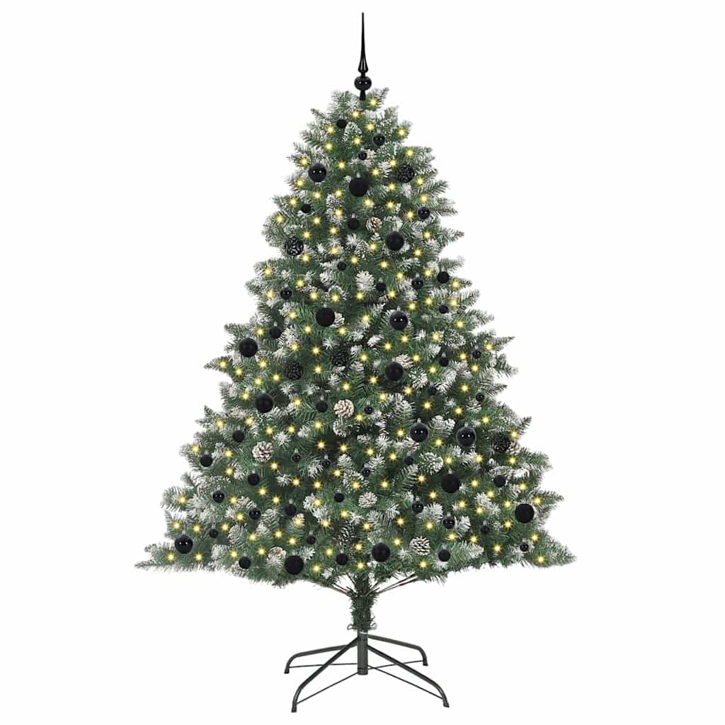 Umjetno božićno drvce Zelena 210 cm PVC, Plastika i Čelik