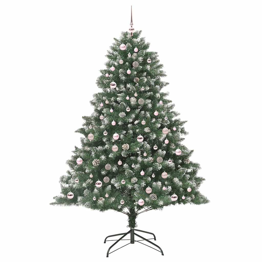 Umjetno božićno drvce Zelena 210 cm PVC, Plastika i Čelik