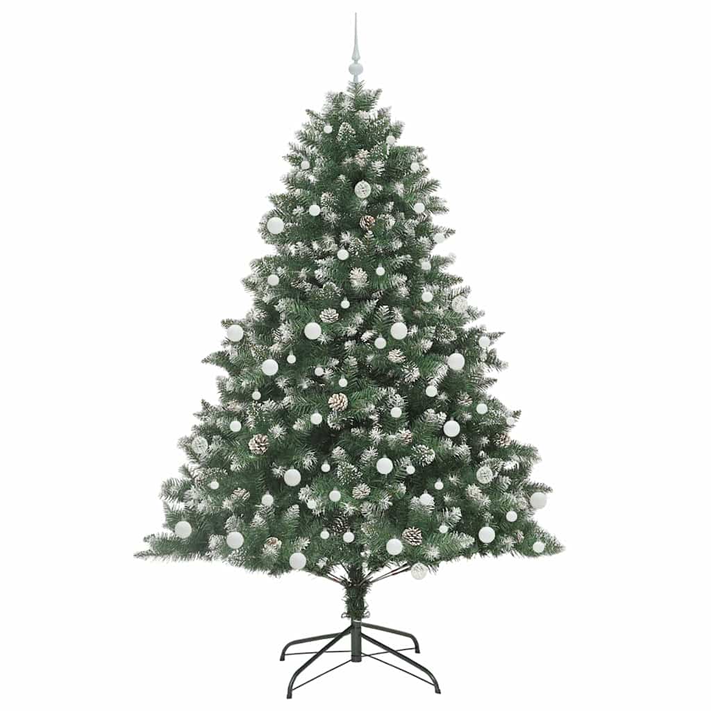Umjetno božićno drvce Zelena 210 cm PVC, Plastika i Čelik