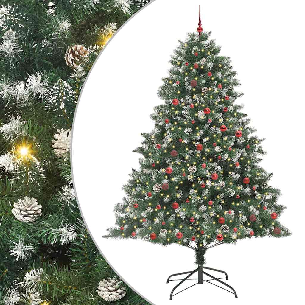 Umjetno božićno drvce Zelena 240 cm PVC, Plastika i Čelik