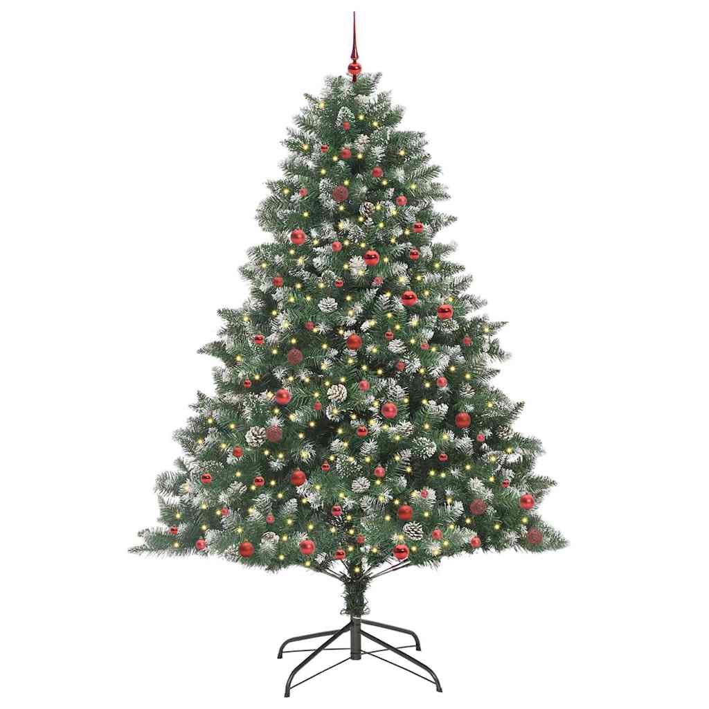 Umjetno božićno drvce Zelena 240 cm PVC, Plastika i Čelik