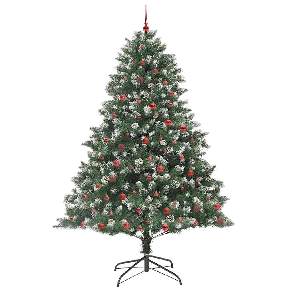 Umjetno božićno drvce Zelena 240 cm PVC, Plastika i Čelik