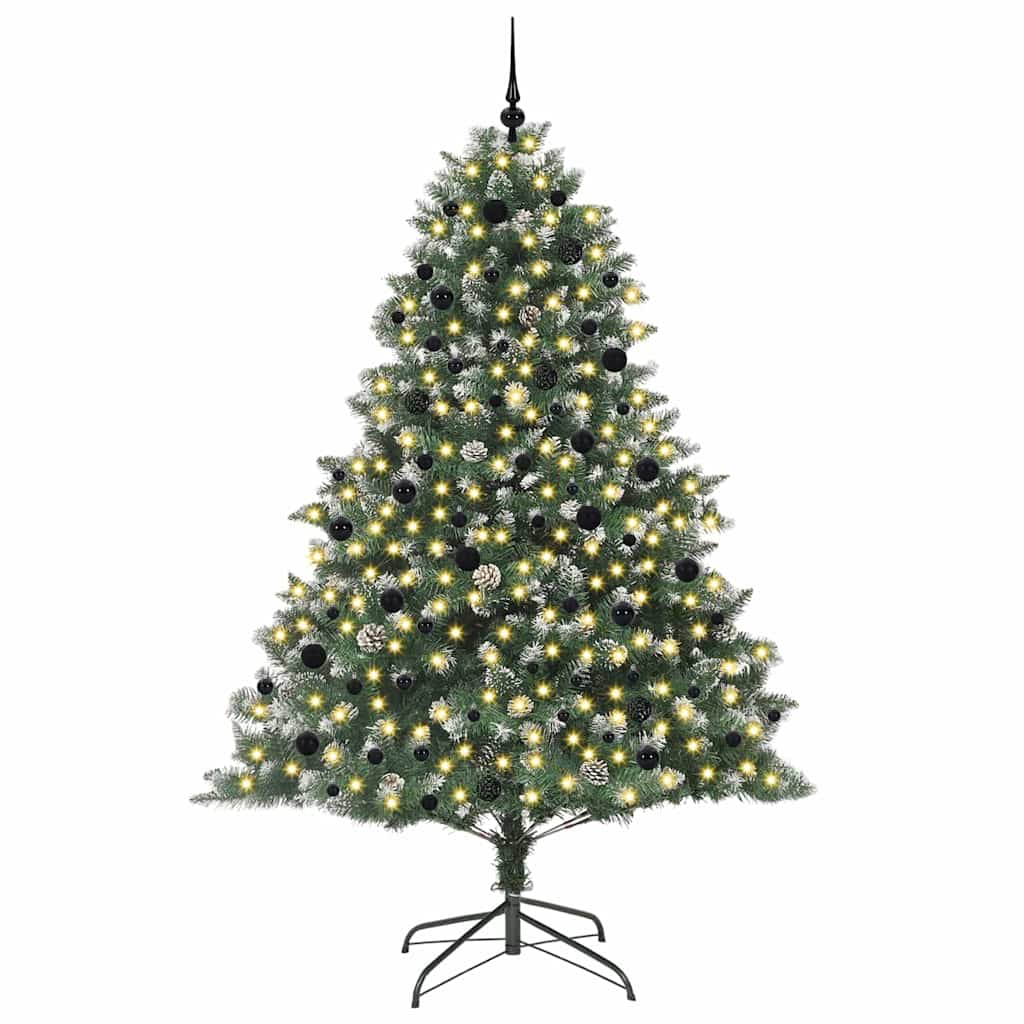 Umjetno božićno drvce Zelena 240 cm PVC, Plastika i Čelik