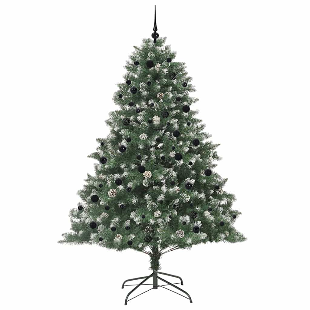 Umjetno božićno drvce Zelena 240 cm PVC, Plastika i Čelik