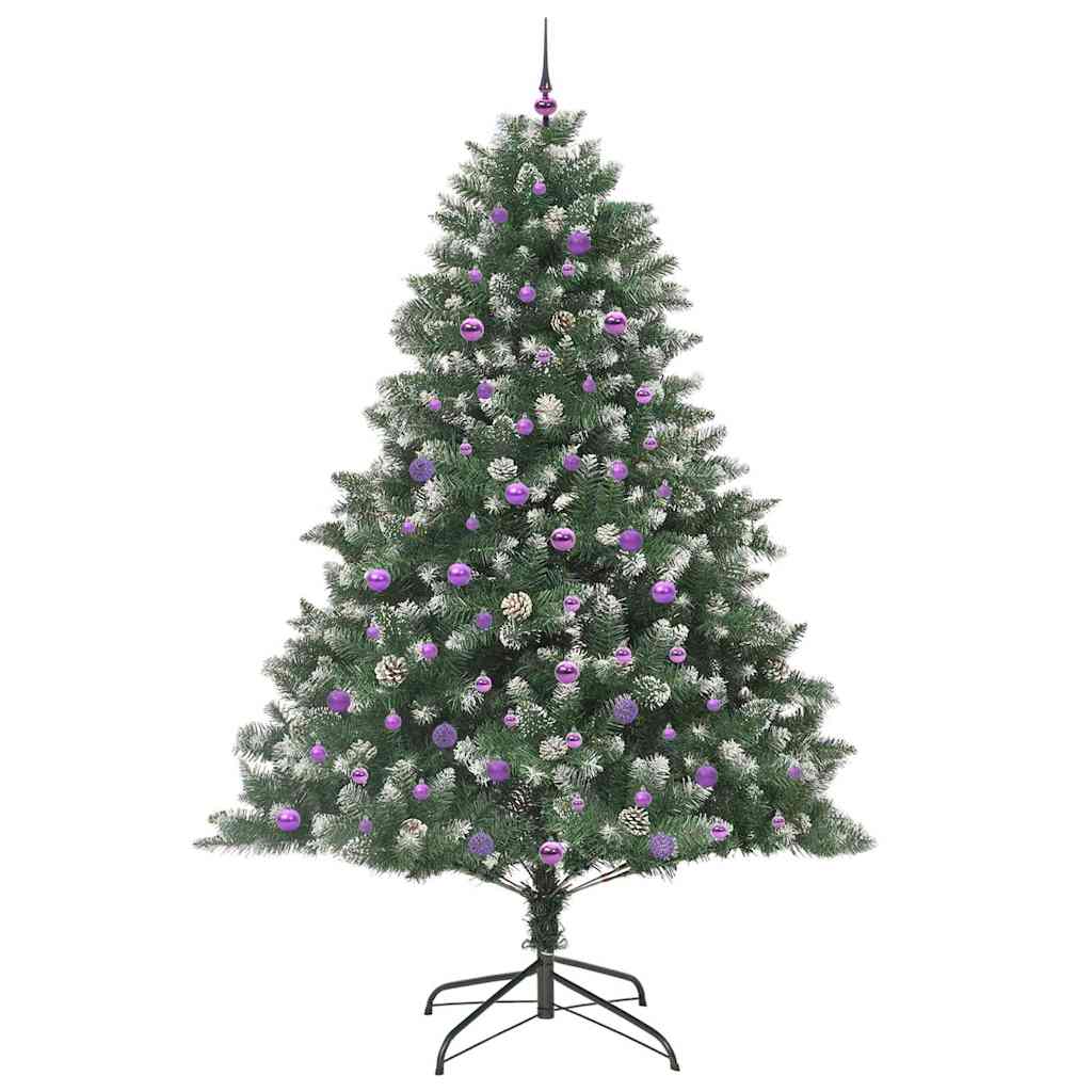 Umjetno božićno drvce Zelena 240 cm PVC, Plastika i Čelik
