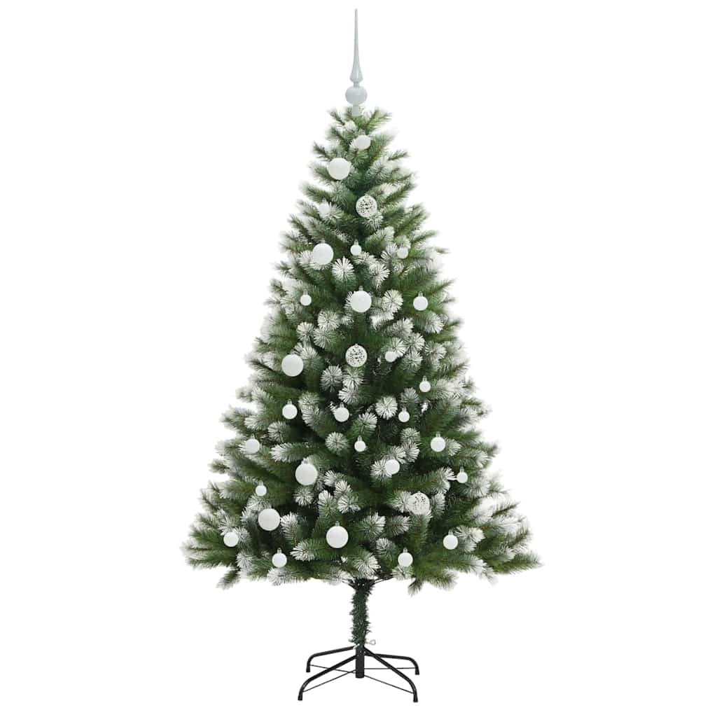 Umjetno Božićno drvce s pokrivačem snijega 150 LED lampica