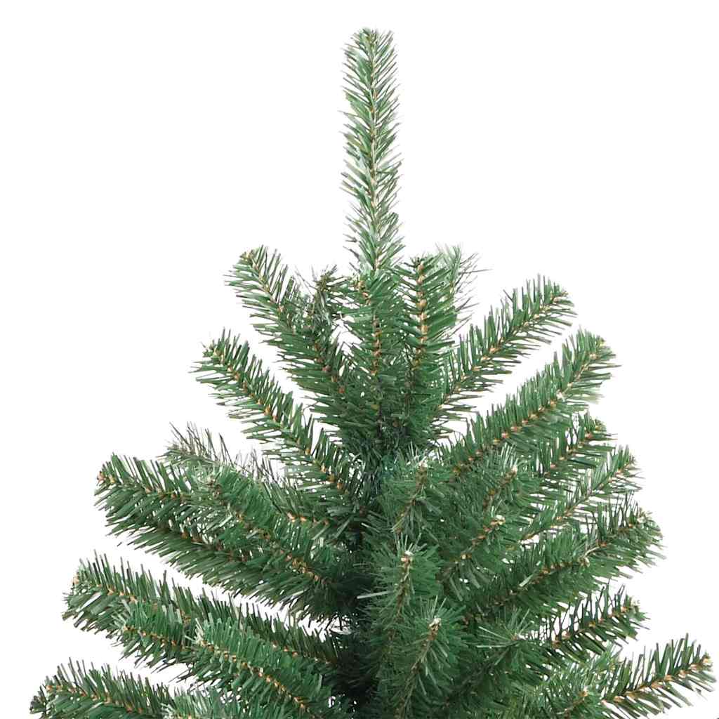 Umjetno božićno drvce s nogom Zelena 180 cm PVC i metal
