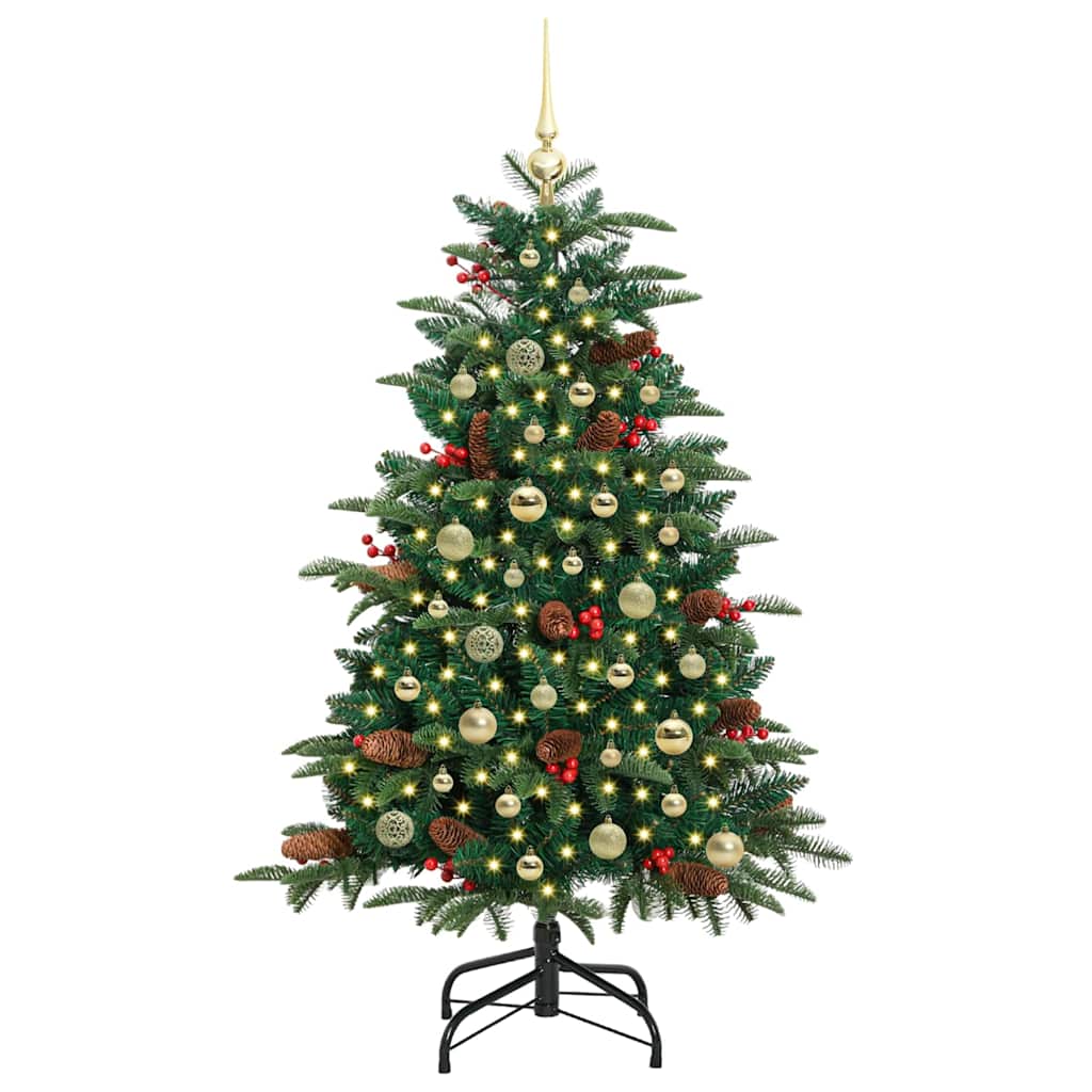 Umjetno božićno drvce Zelena 150 cm PVC i Metal i Plastika