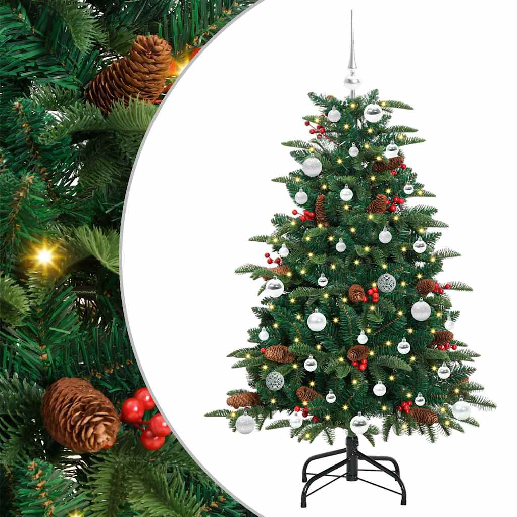 Umjetno božićno drvce Zelena 150 cm PVC i Metal i Plastika