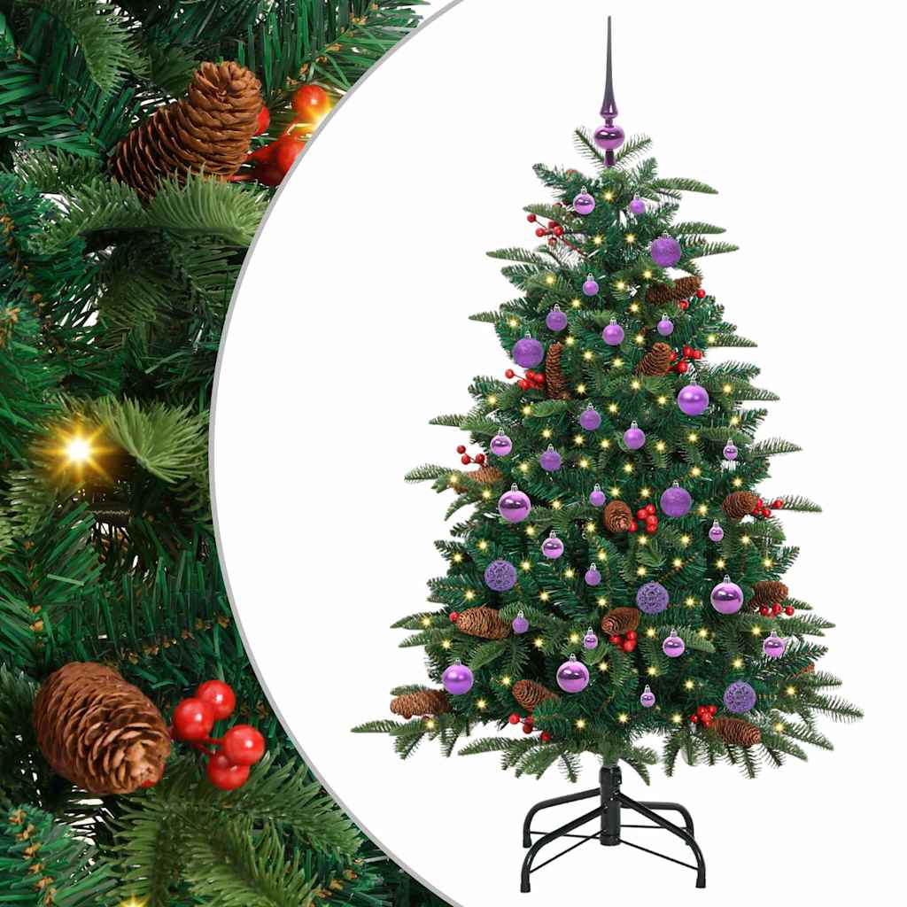 Umjetno božićno drvce Zelena 150 cm PVC i Metal i Plastika