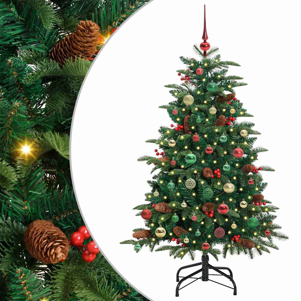 Umjetno božićno drvce Zelena 150 cm PVC i Metal i Plastika