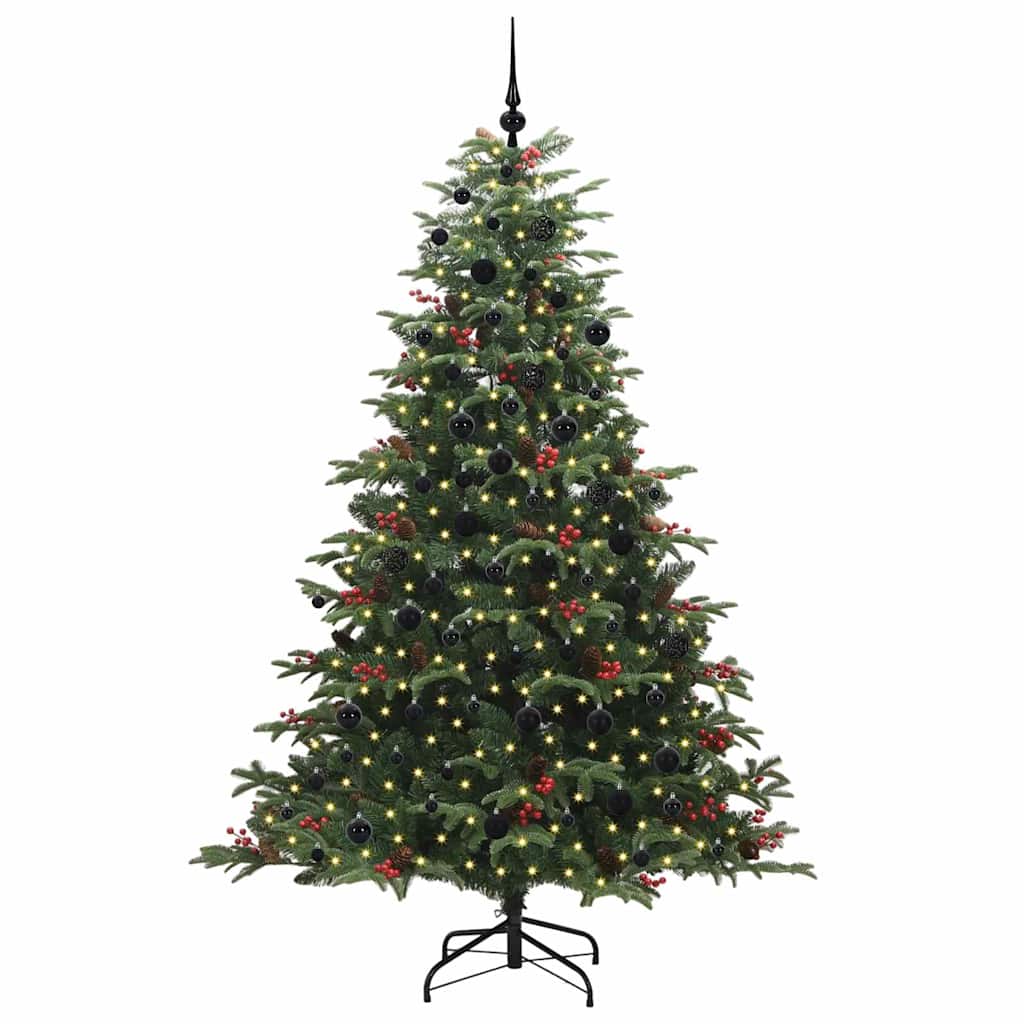 Umjetno božićno drvce Zelena 210 cm PVC i Metal i Plastika