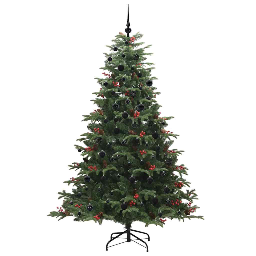 Umjetno božićno drvce Zelena 210 cm PVC i Metal i Plastika
