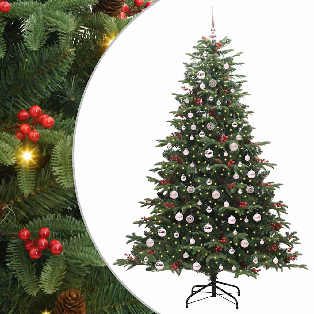 Umjetno božićno drvce Zelena 210 cm PVC i Metal i Plastika