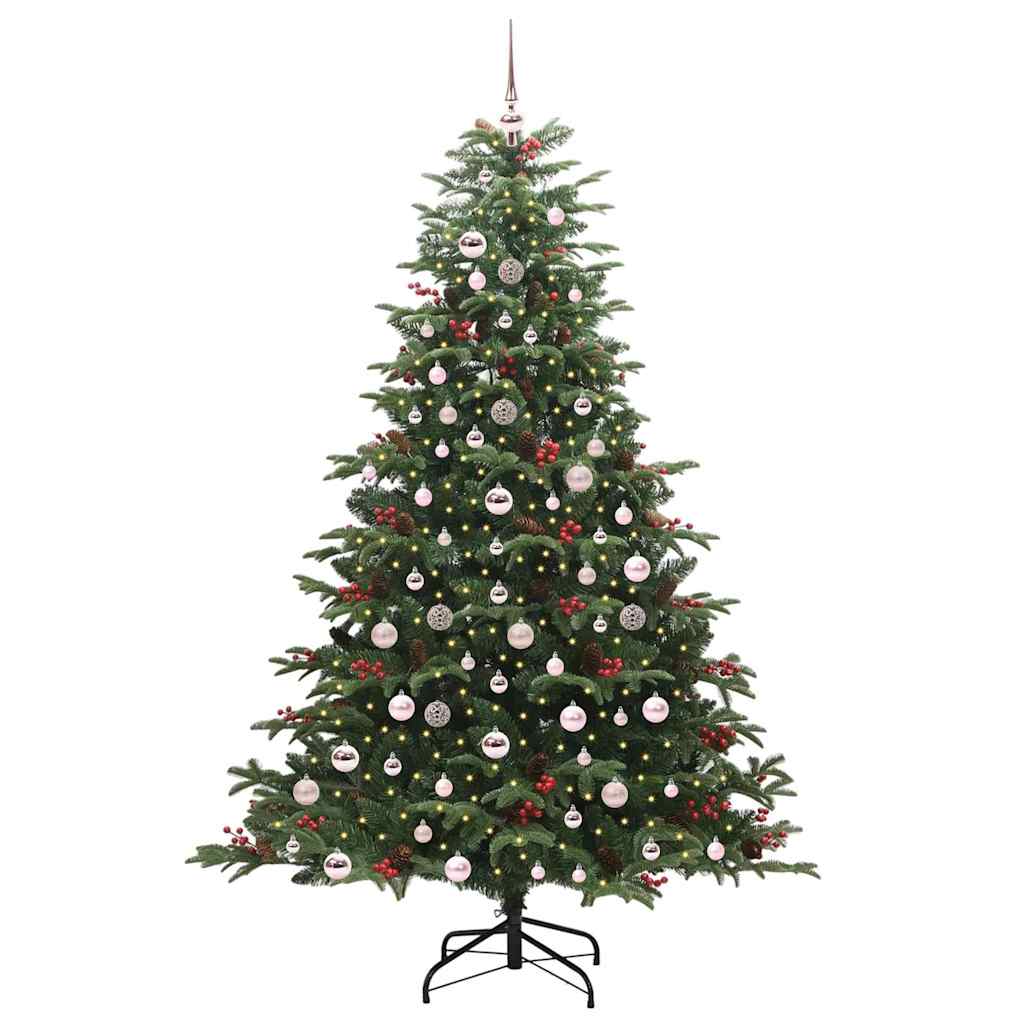 Umjetno božićno drvce Zelena 210 cm PVC i Metal i Plastika