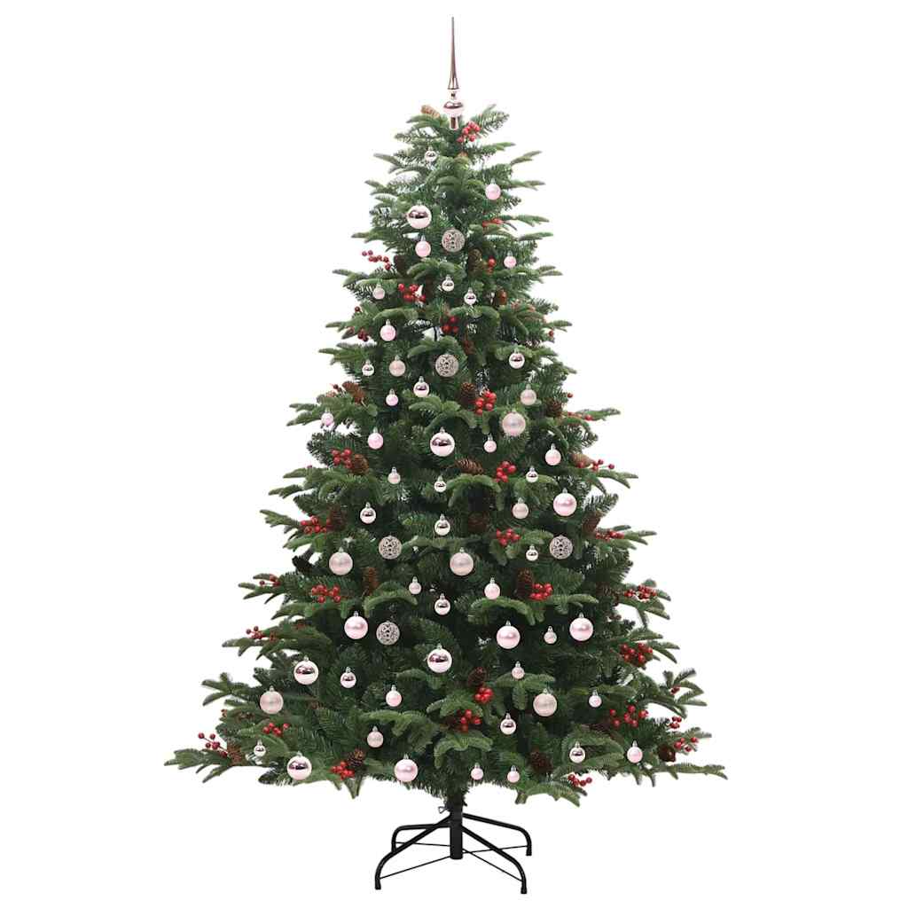 Umjetno božićno drvce Zelena 210 cm PVC i Metal i Plastika