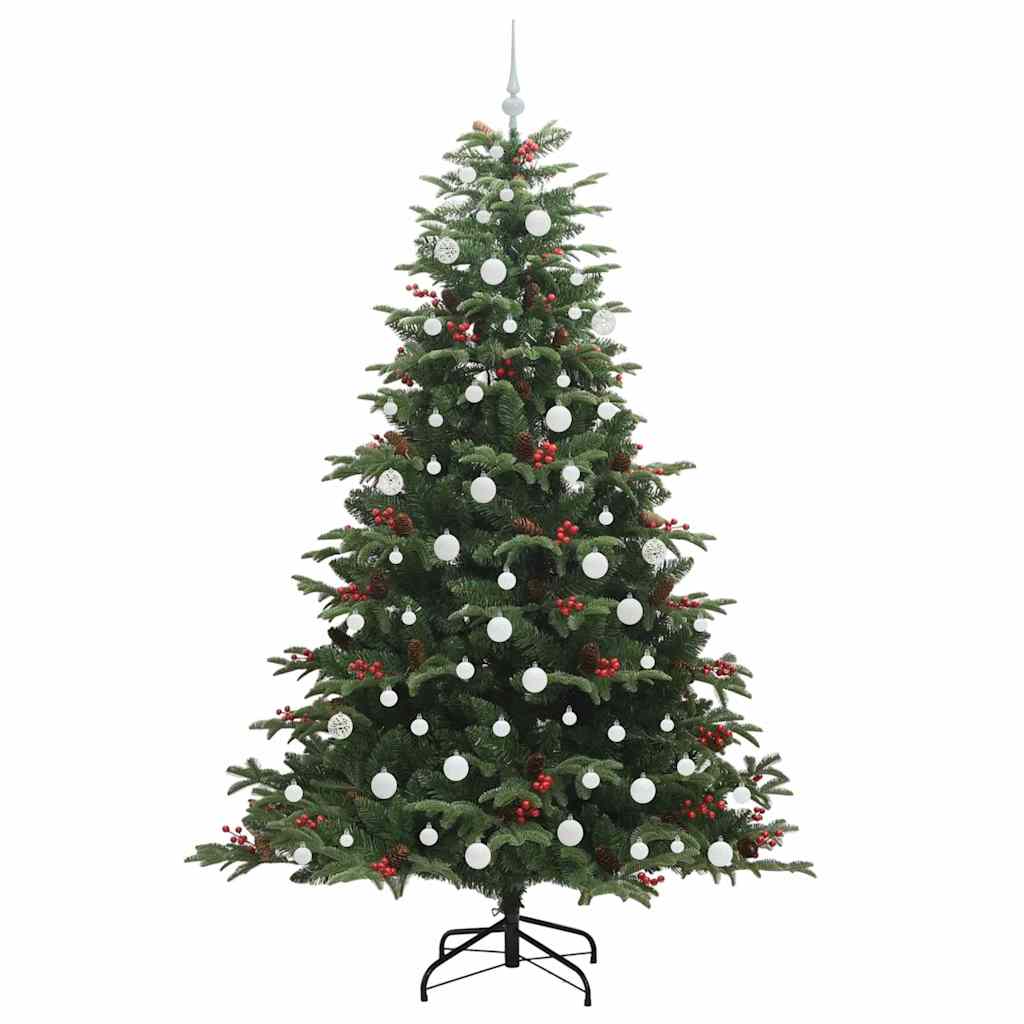Umjetno božićno drvce Zelena 210 cm PVC i Metal i Plastika
