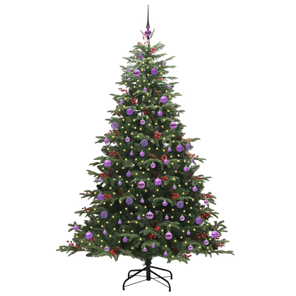 Umjetno božićno drvce Zelena 210 cm PVC i Metal i Plastika