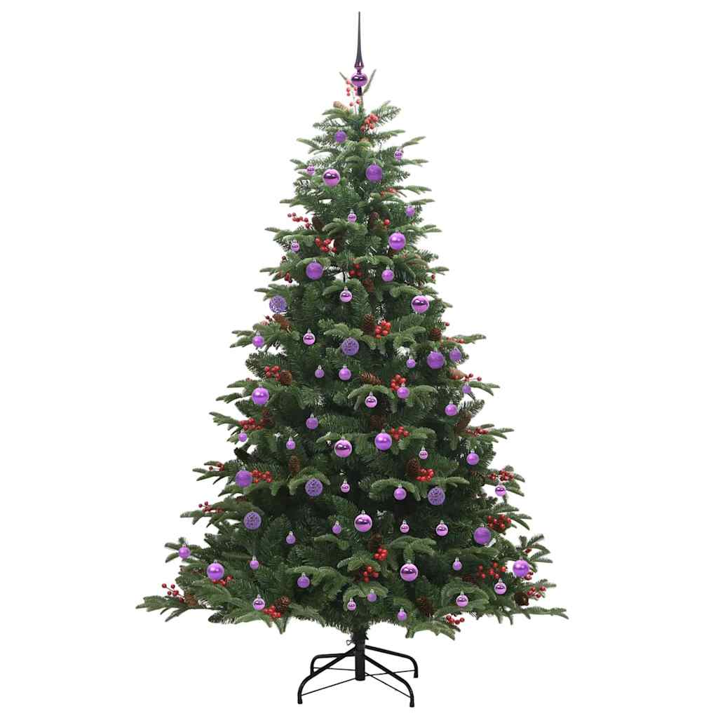Umjetno božićno drvce Zelena 210 cm PVC i Metal i Plastika