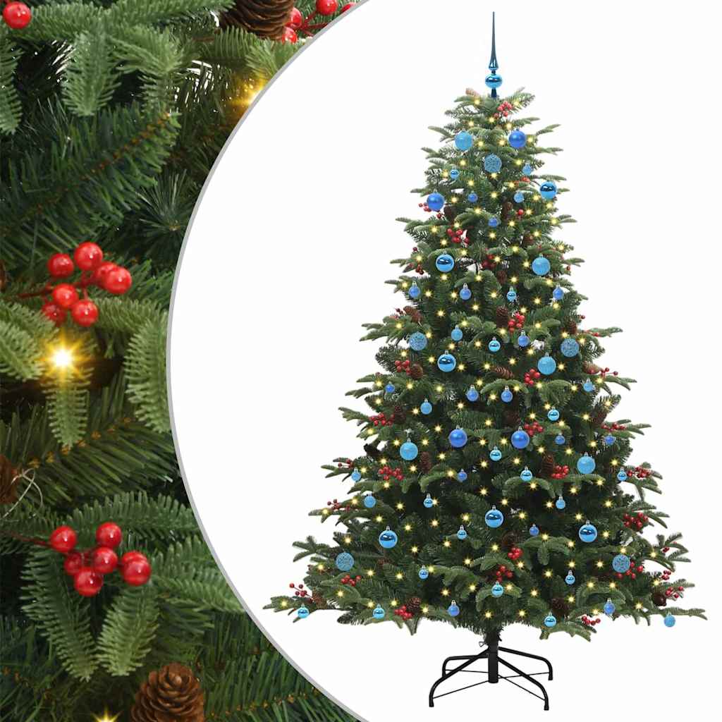 Umjetno božićno drvce Zelena 210 cm PVC i Metal i Plastika