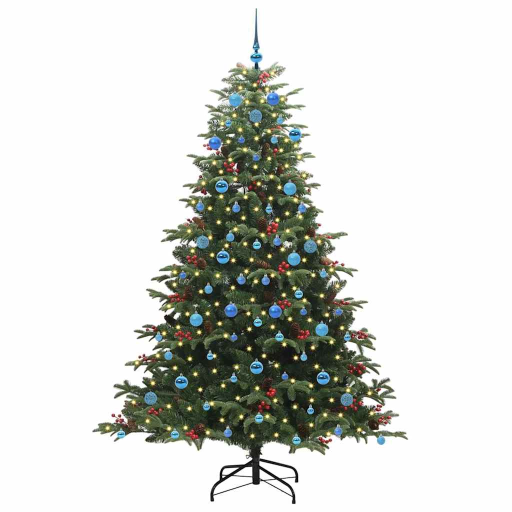 Umjetno božićno drvce Zelena 210 cm PVC i Metal i Plastika