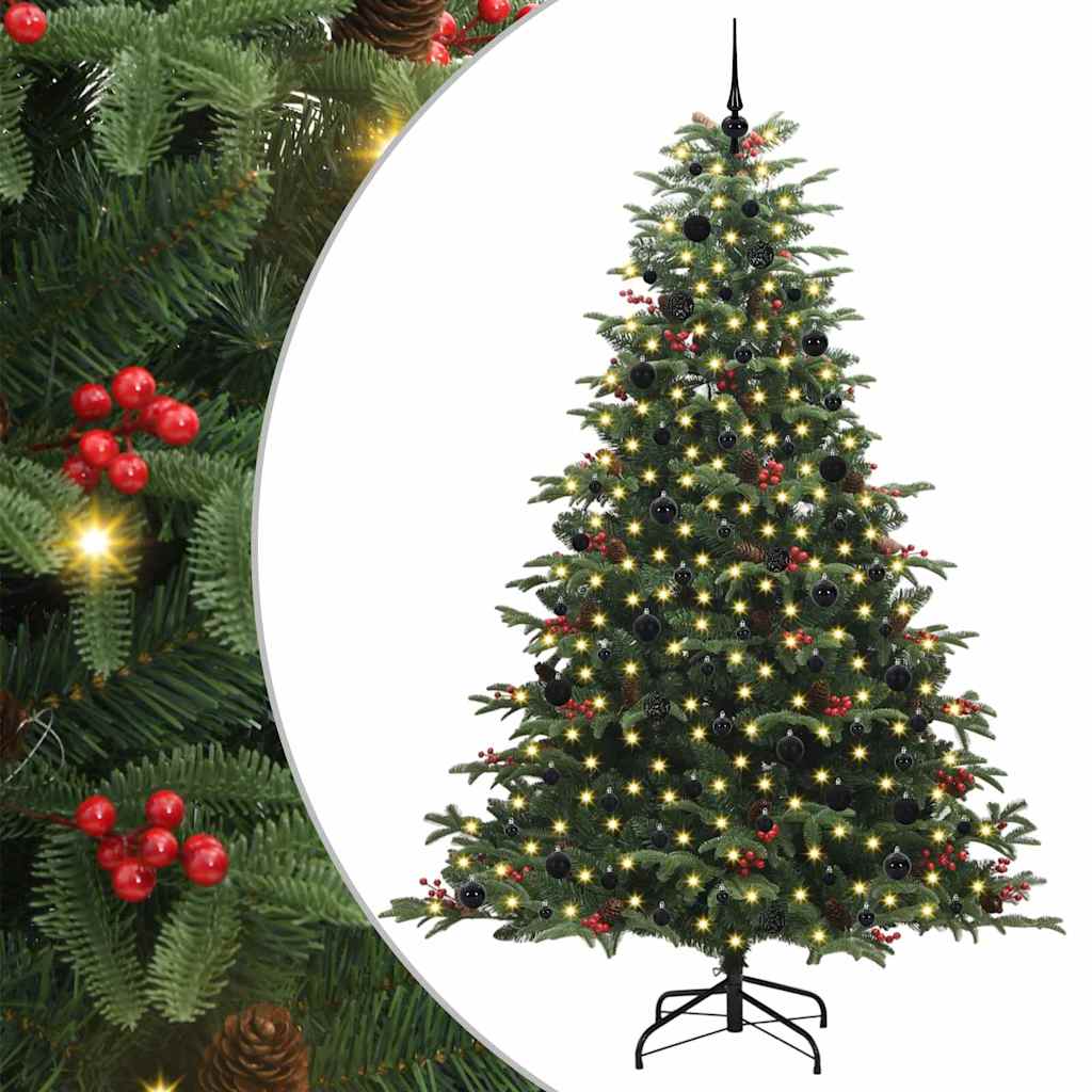 Umjetno božićno drvce Zelena 240 cm PVC i Metal i Plastika